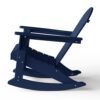 Outdoor Patio Rocking Adirondack Chair – Navy Blue